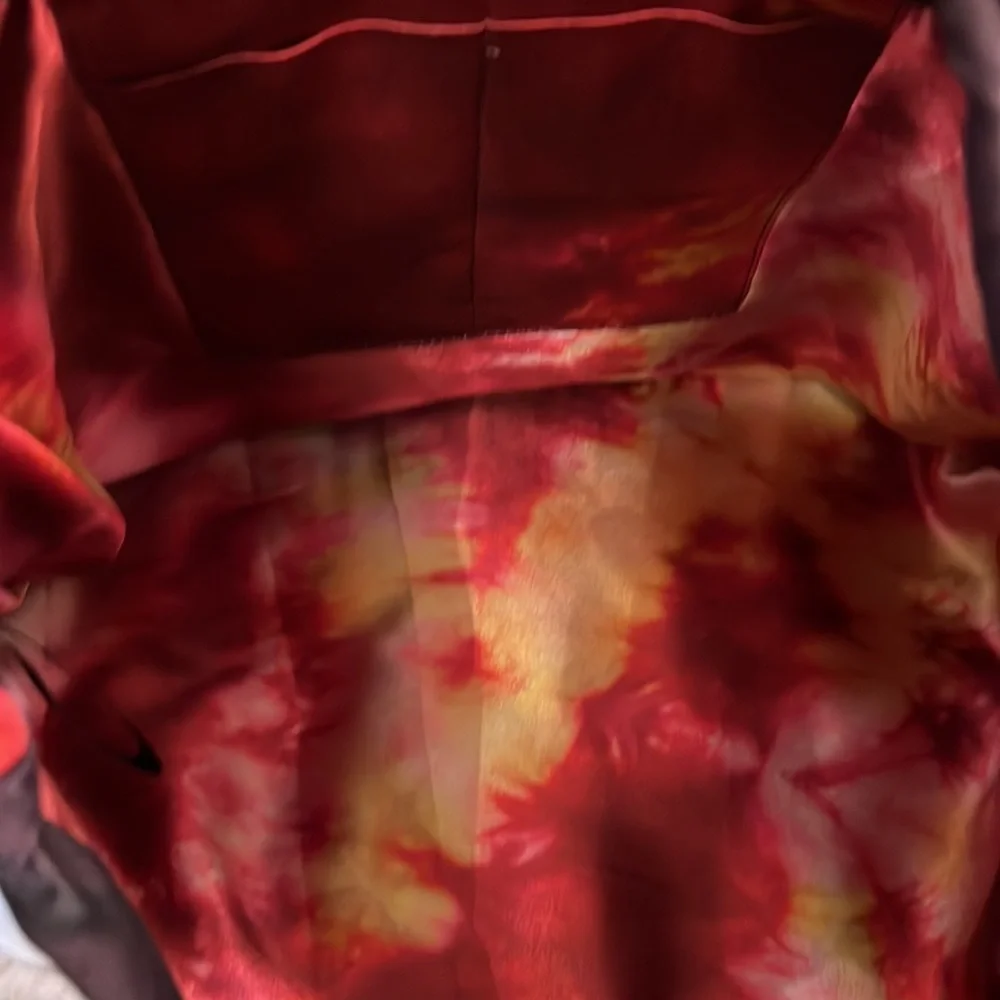 NWT ANTHROPOLOGIE Satin Beaded Tote - Picture 8 of 9